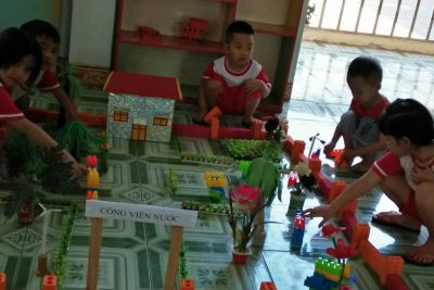 Hoạt động góc tại lớp Chồi 1